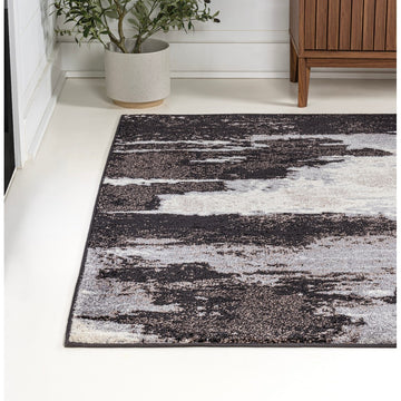 Zoe Contemporary Bohemian Abstract Marble Area Rug